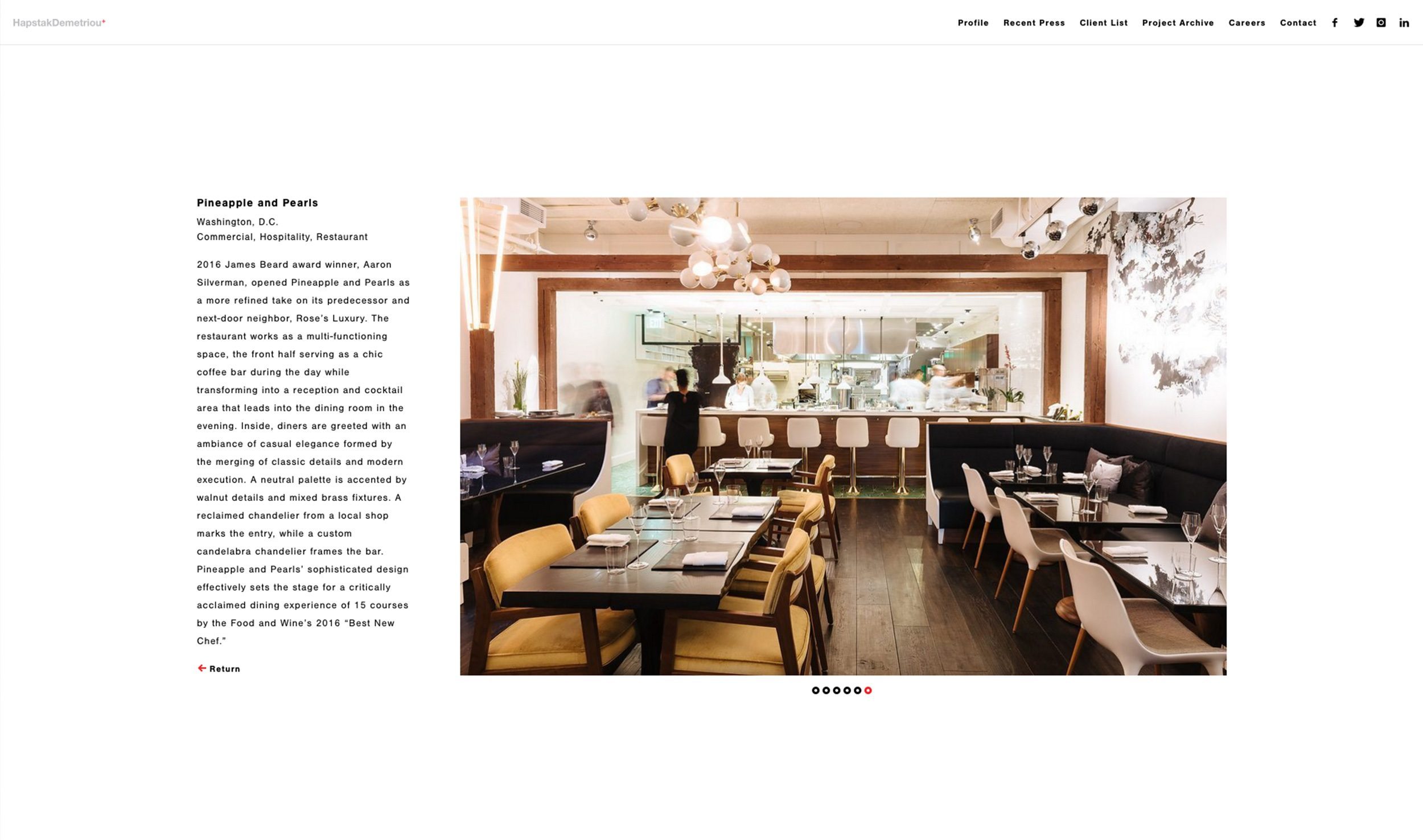 Neue Now Design Co / Dave Kriebel / HapstakDemetriou+ / Portfolio Website