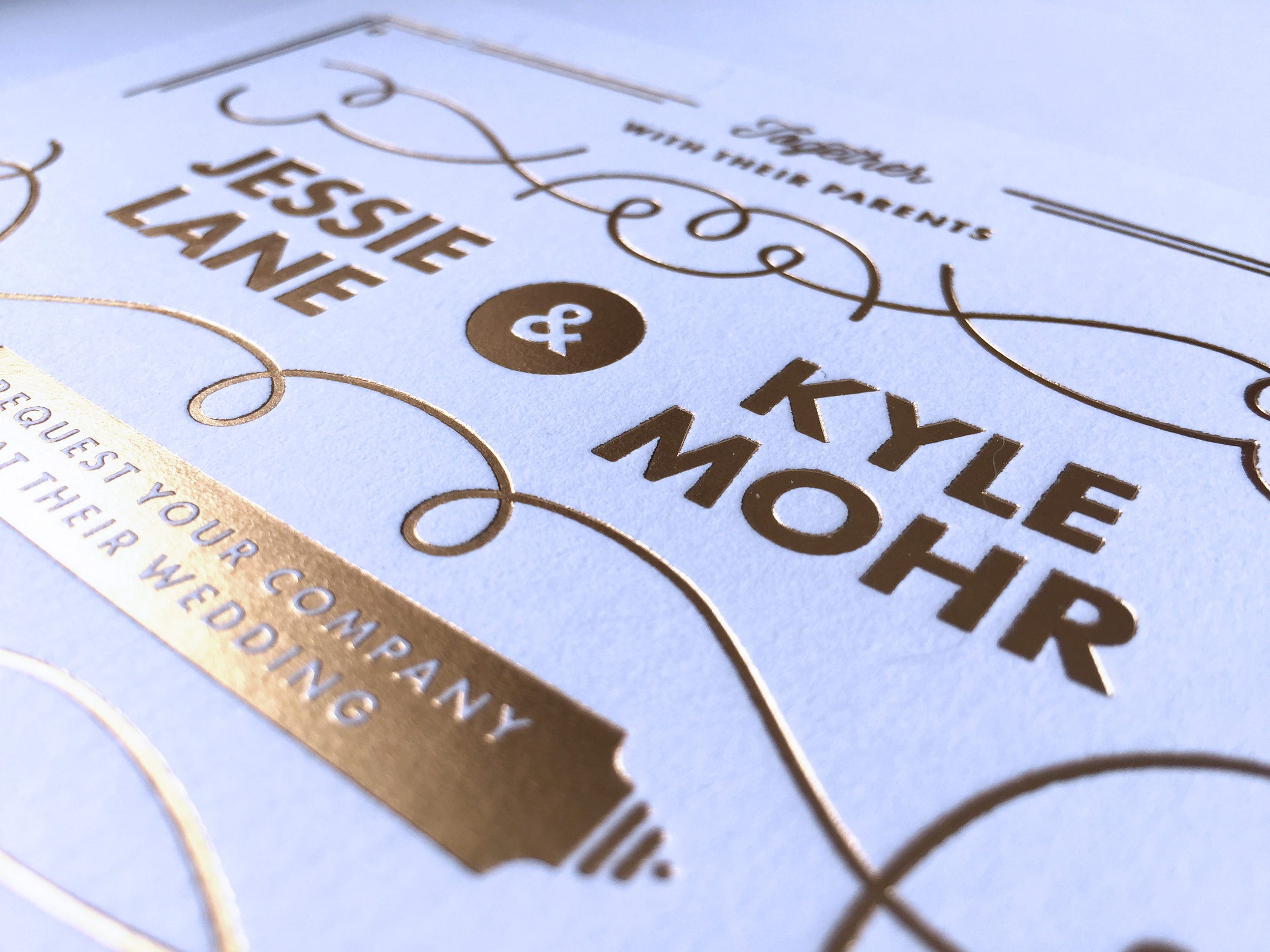 Neue Now Design Co / Dave Kriebel / Personal Project / Wedding Invite